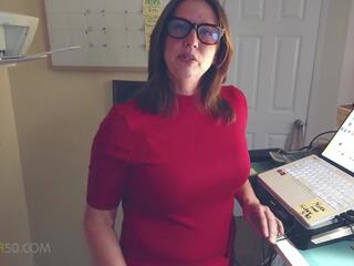 A attractive grown-up MILF gets a Visit to Her Office from a companion in it but He Finds that His Coworker is a Nymphomanic Nora 2